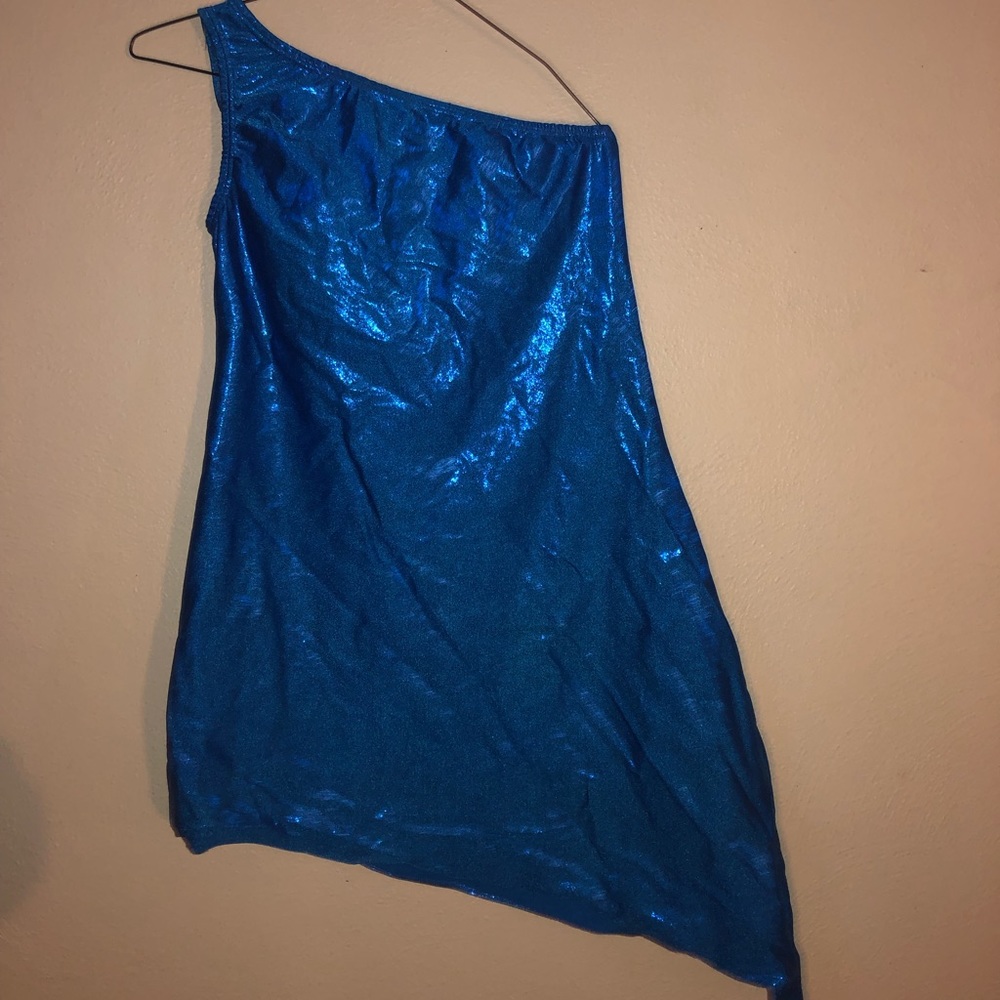 Blue dance costume